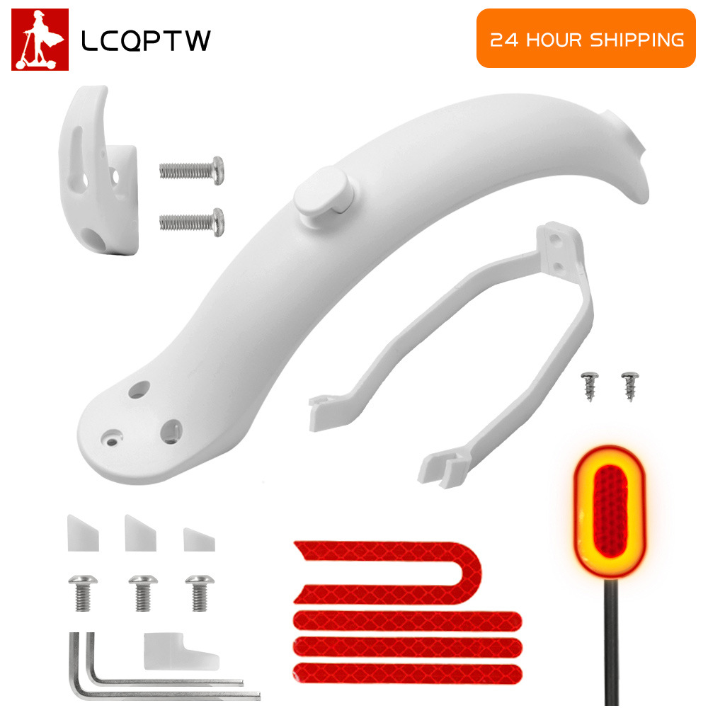 Xiaomi M365 MiJia Scooter Eléctrico accesorios guardabarros trasero soporte de amortiguación cubierta protectora combinación traje