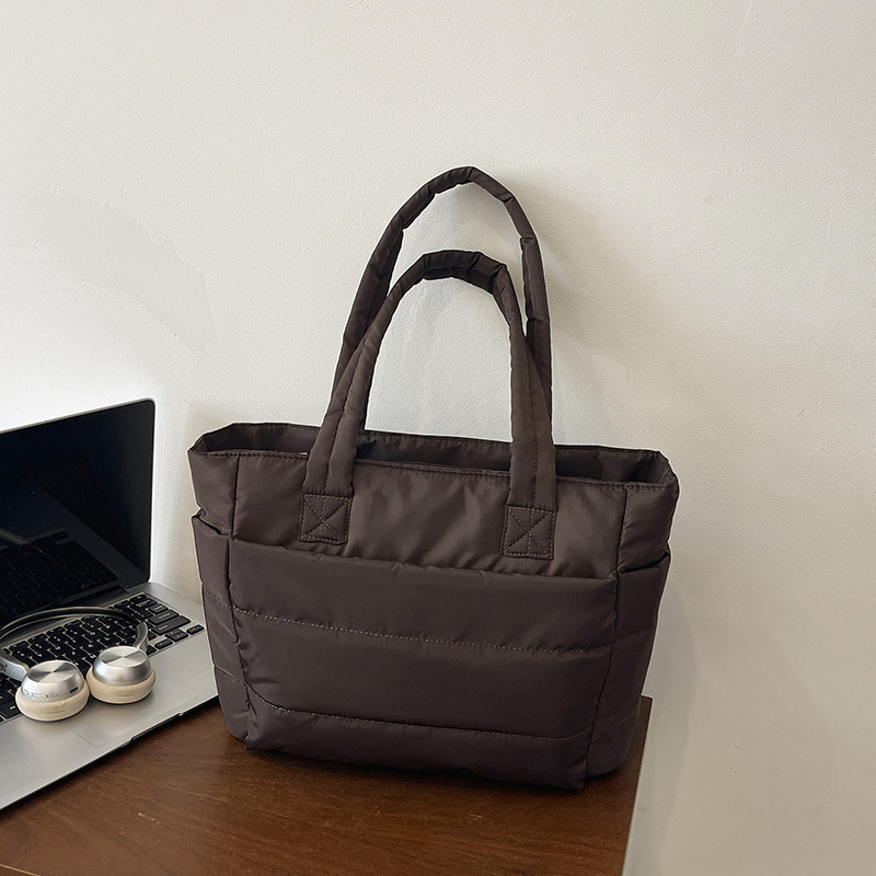 Amazon bolso de mujer de gran capacidad, ropa de algodón ligera de alta gama, chaqueta de plumón, bolso especial de yoga y fitness, bolso de viaje image 10
