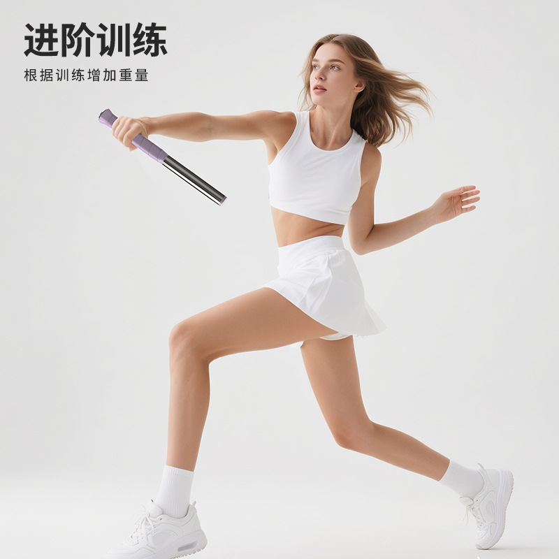 バドミントンスイングトレーナー、スラッシュパワートレーニングデバイス、音、調整可能なポンド数、フォアハンドとバックハンドのスラム、ハイボール|undefined
