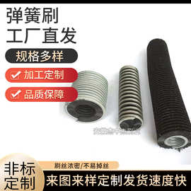 hF型铝合金条刷工业防尘毛刷机床条刷机柜防尘毛刷条门 底密封毛
