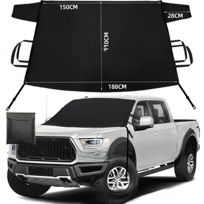 the front windshield, sunshade, frost and – Car snow shield - 600d-oxford-fabric-front-cover-pickup-truck-188150110cm