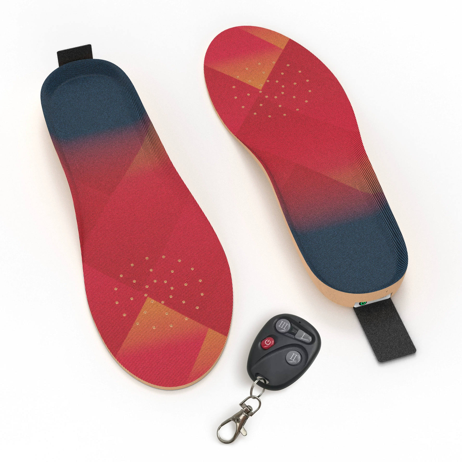 Кросс-борд wireless remote control electric insole warming feet USB smart electric heating insole winter heating insole