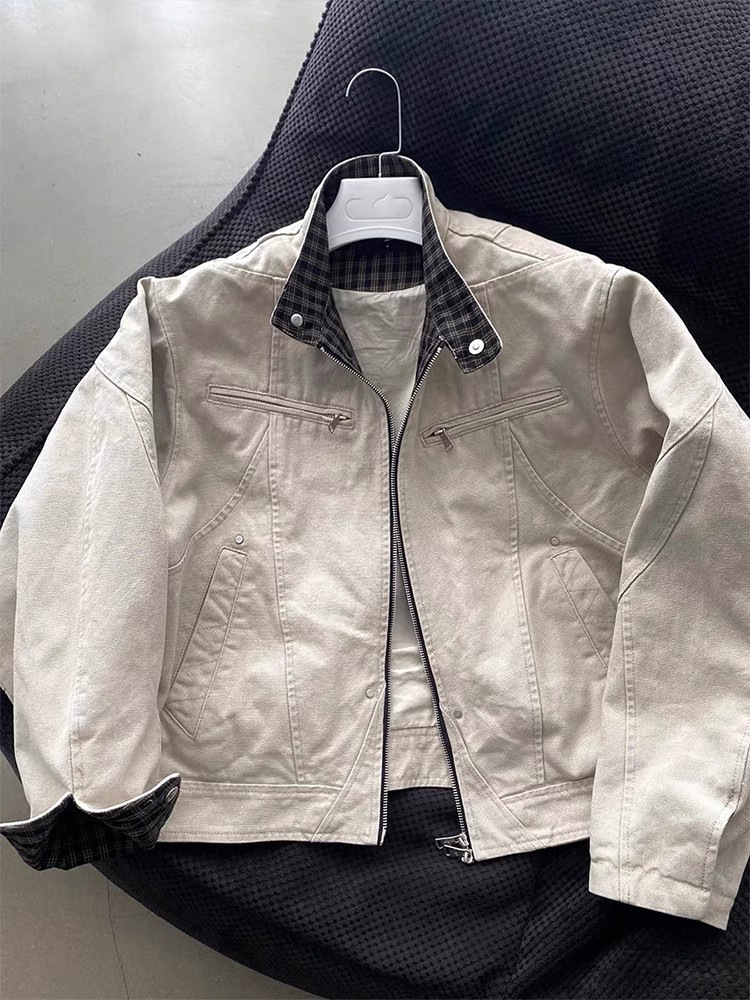 American Vintage Harrington Jacket Second Generation Men's Spring and Autumn High-end American Style cleanfit Workwear Short Jacket