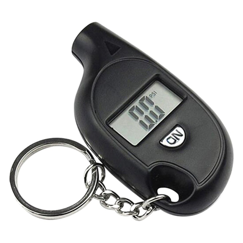 Tire Pressure Gauge Keychain Digital Display Mini Tire Pressure Gauge Tire Pressure Meter for Measuring Car Tire Pressure Anti-Lost