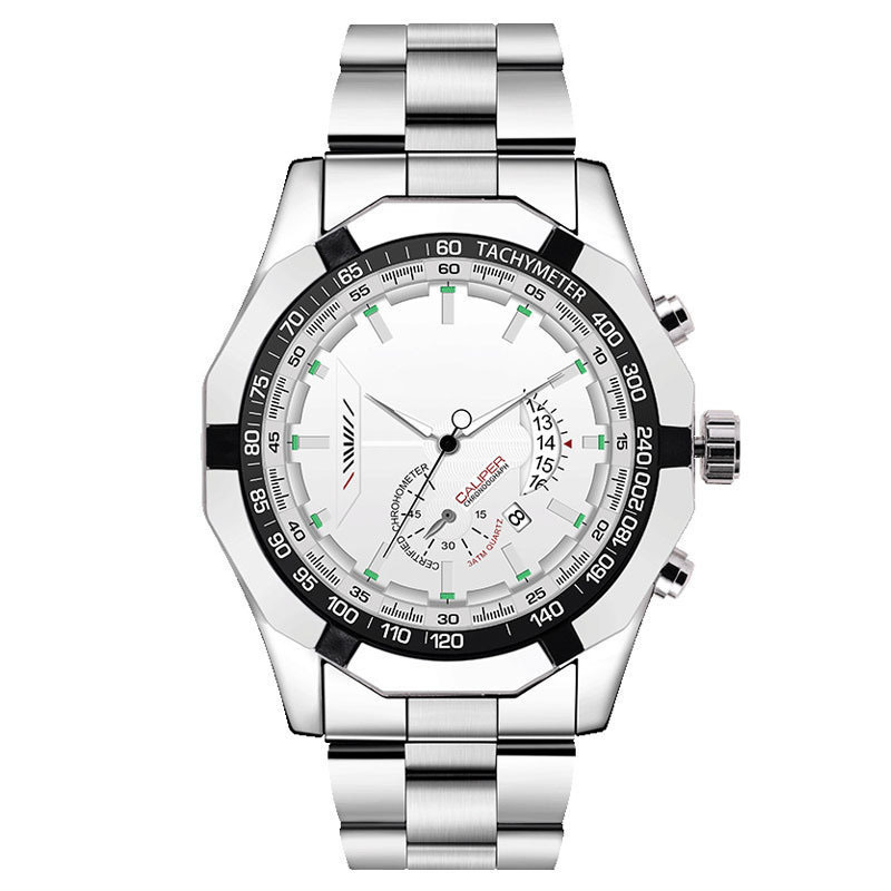 Wrist Watch Non-mechanical Watch Large Dial Men's Watch Men's Watch Super Large New Concept Calendar Creative Steel Belt One Piece_voghion.com