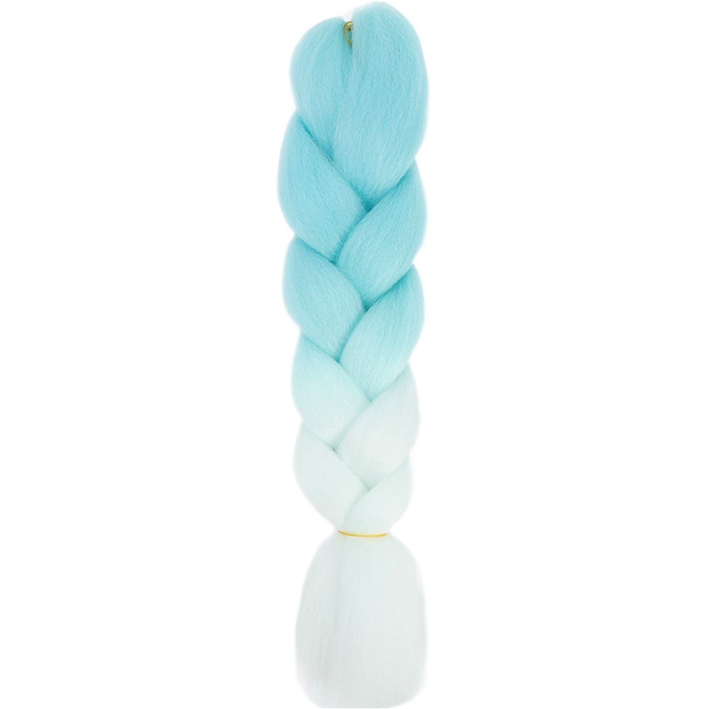 Xuchang en stock trenza grande de dos colores Jumbo trenza Africana trenza sucia peluca gradiente trenzado extensión del pelo al por mayor