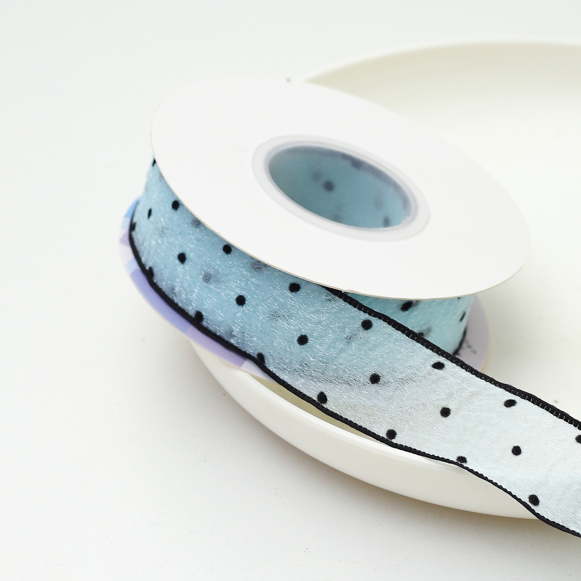 Siete colores, primavera, punto, malla, cinta, ramo, embalaje, hilo, flores, flores, cinta, material de bricolaje hecho a mano, embalaje