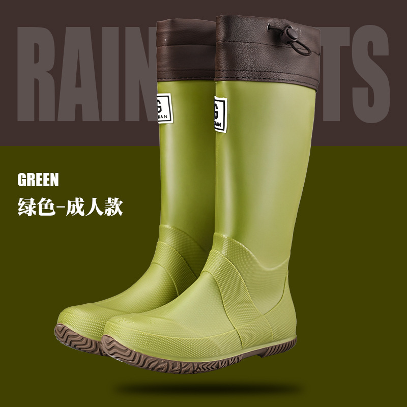 大货价可折叠防水鞋西双版纳雨林徒步赶海爬山雨靴男女款防滑雨鞋|undefined