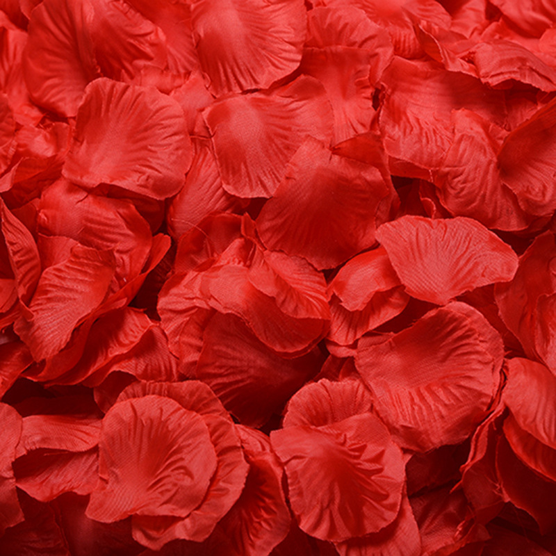 Non-Woven 100 Pieces of Simulated Petals, Rose Petals, Wedding Room Decoration, Wedding Supplies, Factory Direct Sales