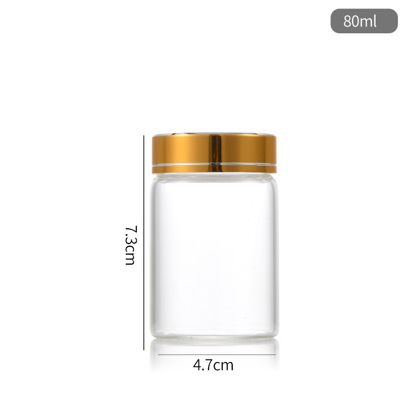 47 botellas de tapón bayonet botellas de muestras médicas botellas de té dulces botellas de frijoles de frijoles de oro botellas de embalaje de goji frasco de arena