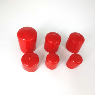 Steel Pipe Steel Bar End Pipe Sleeve Sheath Nut External Thread Protective Sleeve Pvc Rubber Plastic Cap Silicone Cap