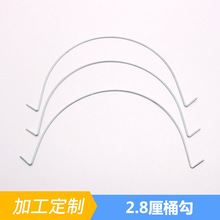 厂家2.8MM多规格型号压头无手柄桶弓加厚日用水桶铁质桶提手批发