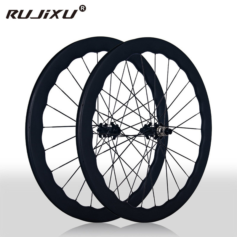 5045 Carbon Fiber Spokes 700C 36t Ratchet Road Disc Brake Bicycle Carbon Fiber Center Lock Wheelset 5045 Carbon Fiber Spokes 700C 36t Ratchet Road Disc Brake Bicycle Carbon Fiber Center Lock Wheelset