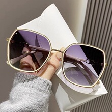 2024新款时尚太阳镜金属TR防紫外线墨镜女潮流侧边带精粉高级眼镜