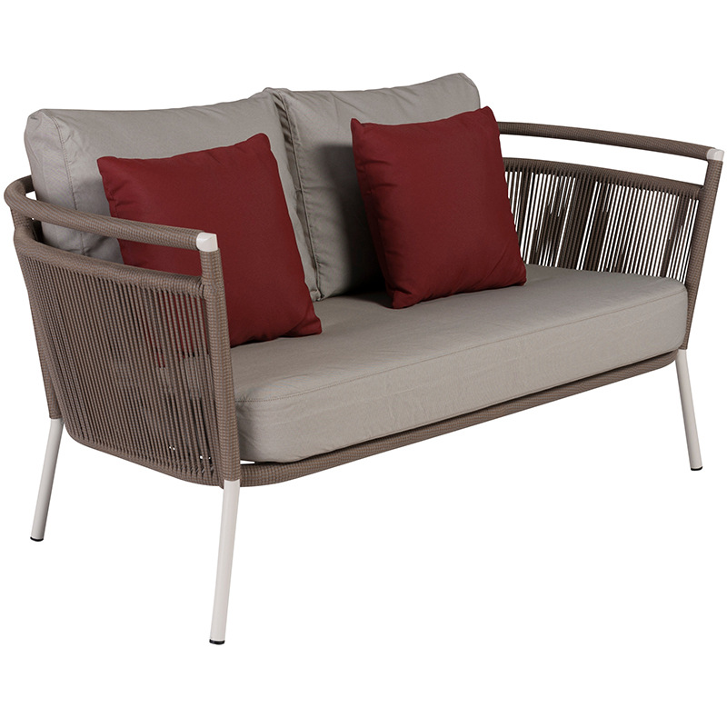 Mesa y silla al aire libre, muebles de caña creativos, jardín, terraza, villa de lujo, sala de sol, protección solar, combinación de ocio simple. image 5