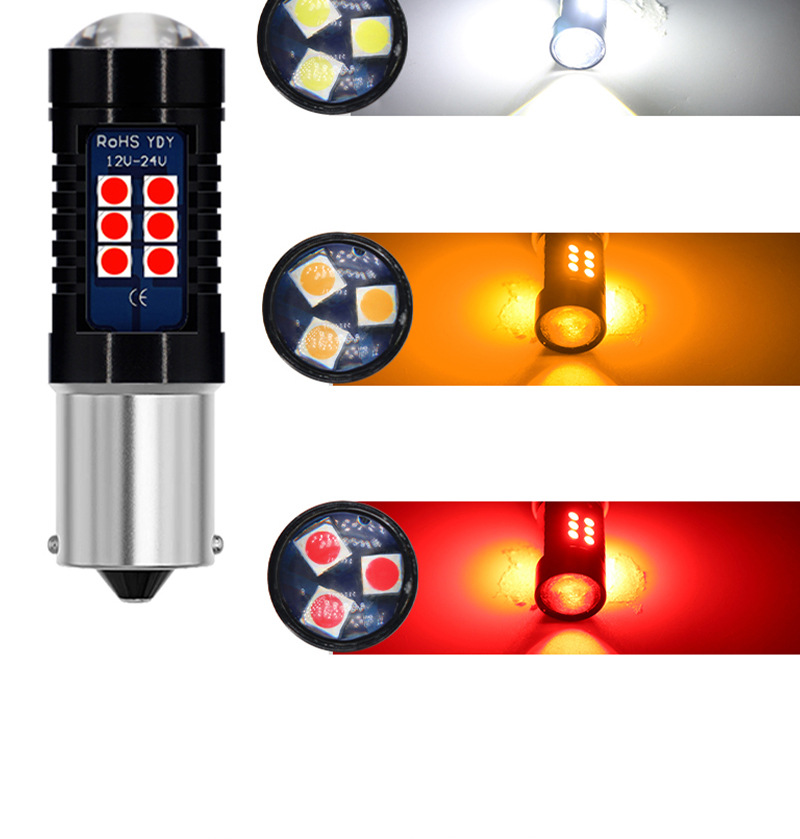 Car Led Turn Signal Light 1156 Ba15S 3030 21Smd Constant Current Model Reversing Light Turn Signal Light Reversing Light