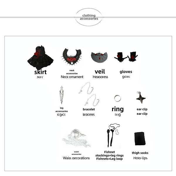 Long night clothing+accessories