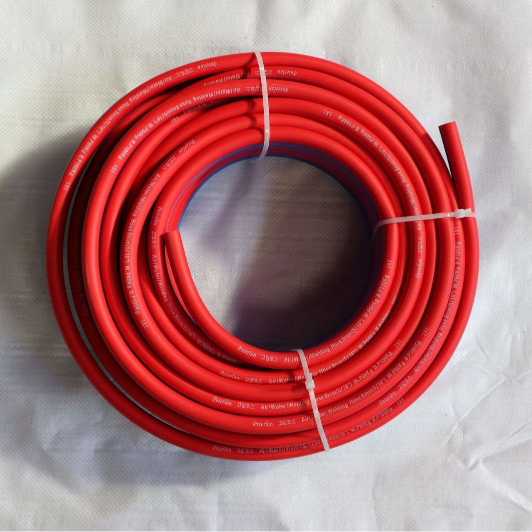 厂家PVC氧气乙炔管三胶两线高压管电焊切割丙烷工业耐高压防爆管