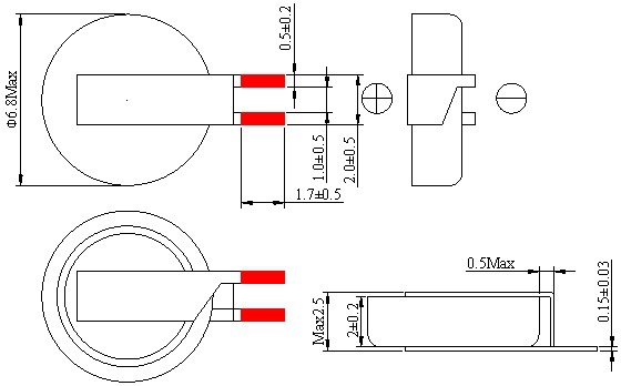 贴片电容法拉超级电容电池时钟记忆3.3V0.22F可回流焊