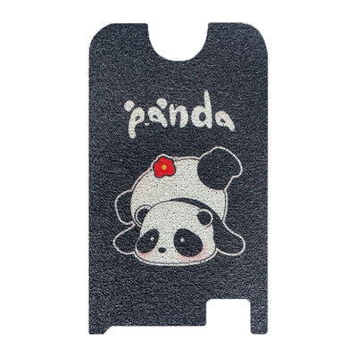 Electric vehicle foot mat ring foot mat - slipping-panda-table-bell-small-fanta