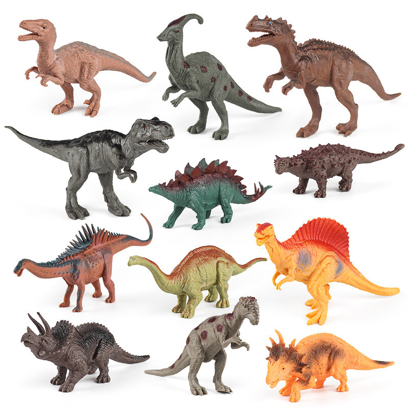 Cross-Border Dinosaur Model Ornaments, Realistic Wild Animal Farm Model Toys, Birds, Marine Insects, Boys' Cognitive Learning Toys
