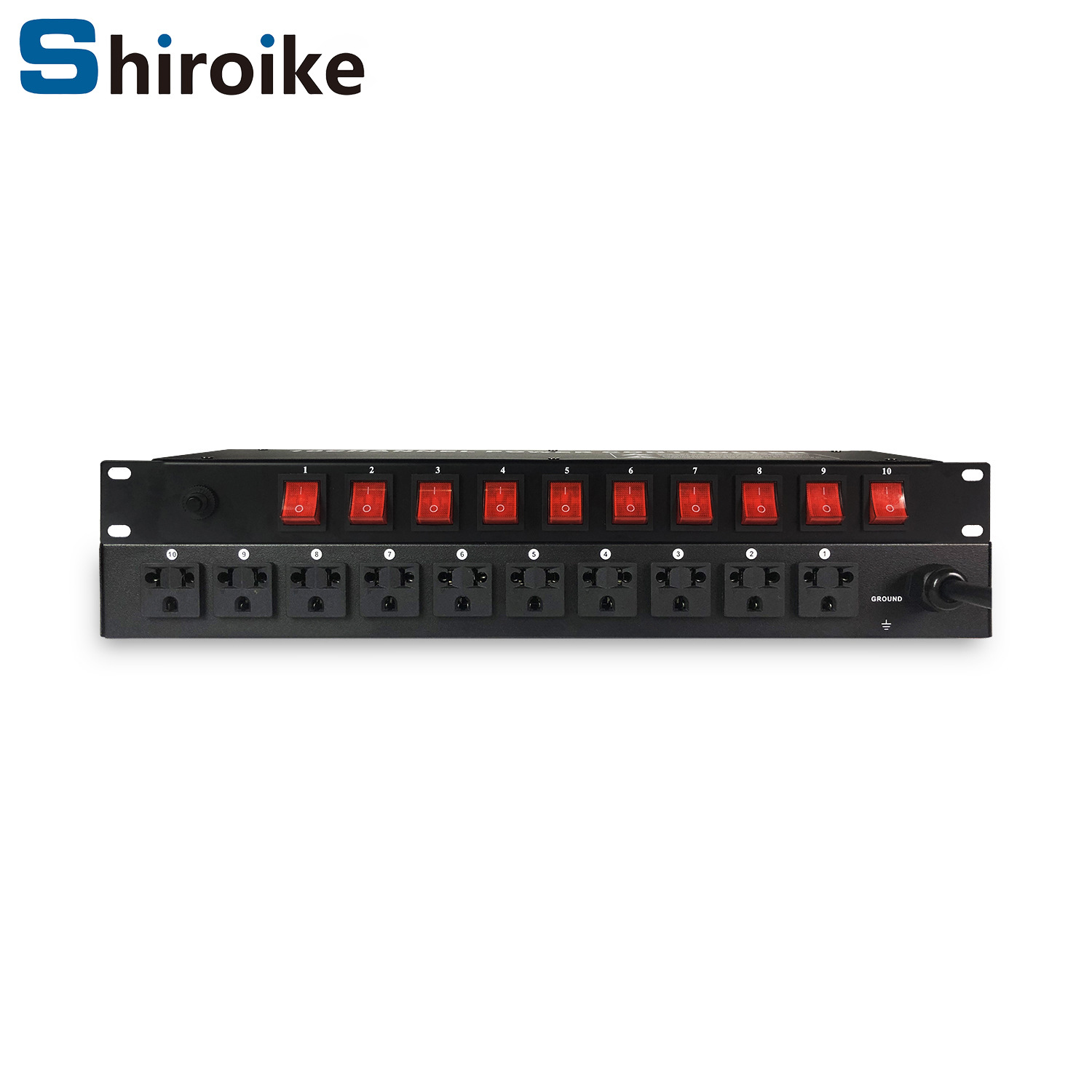 10-way high-power power sequencer stage power amplifier KTV socket independent switch with filter sequence controller