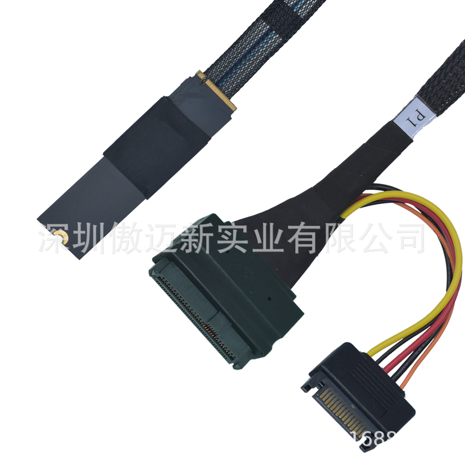 M.2转U.2适配线传输速度64 Gbps主板适配器SSD转换器扩展高频线