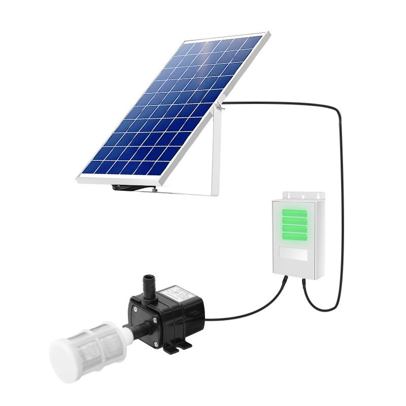 Солнечные водяные насосы для циркуляции рыбных прудов с фильтрацией кислородного аквариума