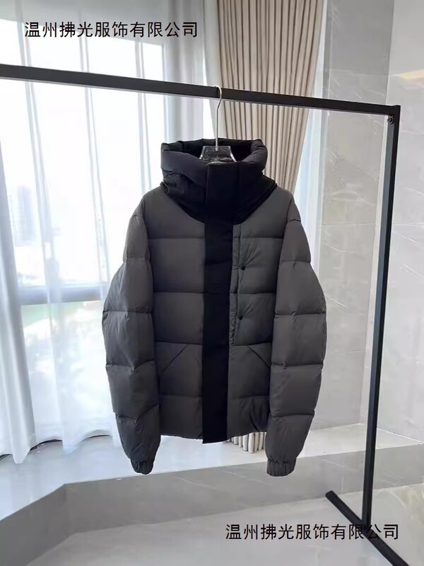 M's Madeira Moncler-Style down Jacket, Black Warrior Zipper Hooded Unisex Thickened Coat M's Madeira Moncler-Style down Jacket, Black Warrior Zipper Hooded Unisex Thickened Coat