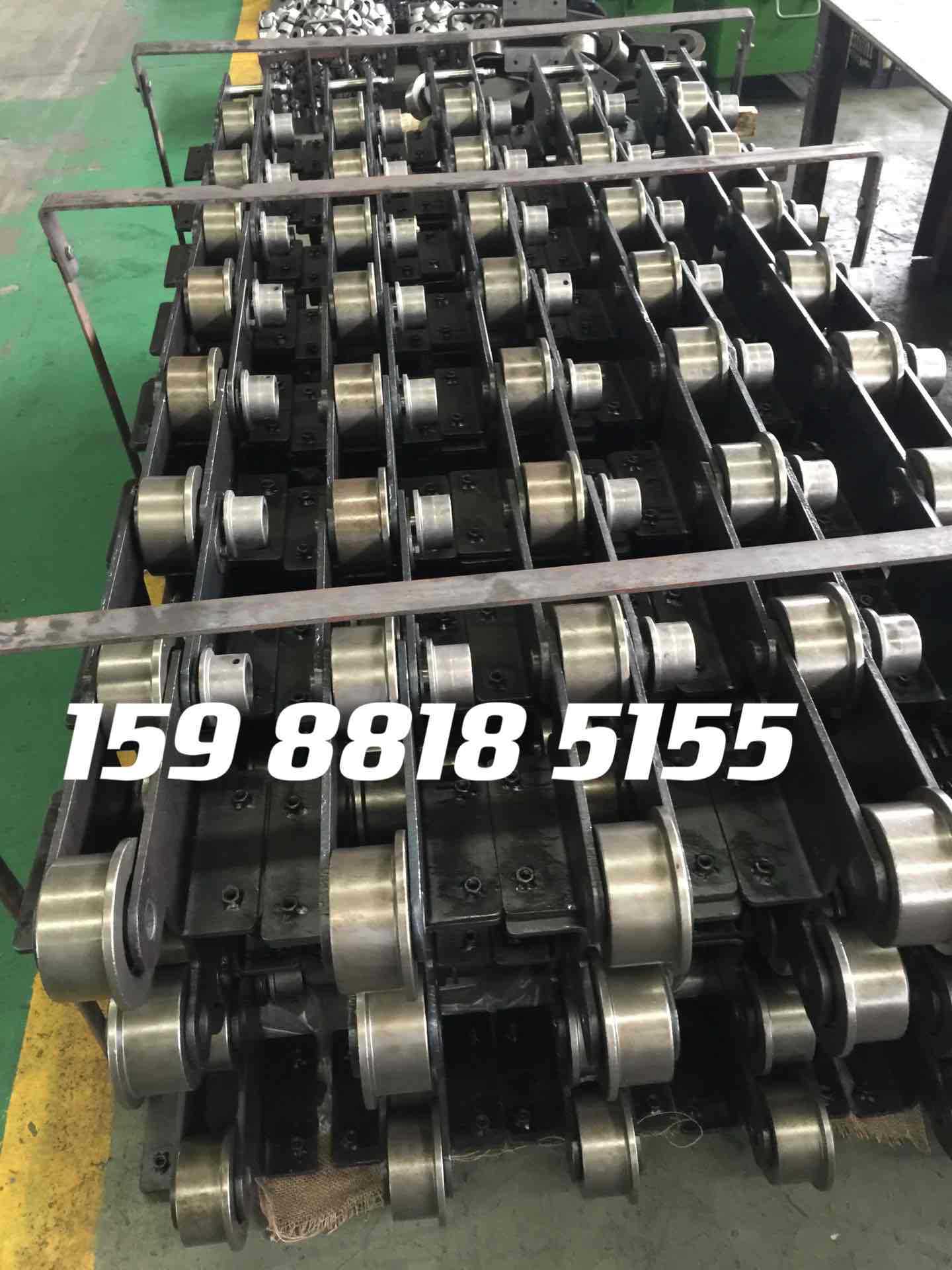 东华自强WH124 2510焊接弯板链条 机械重载传动用弯板滚子链