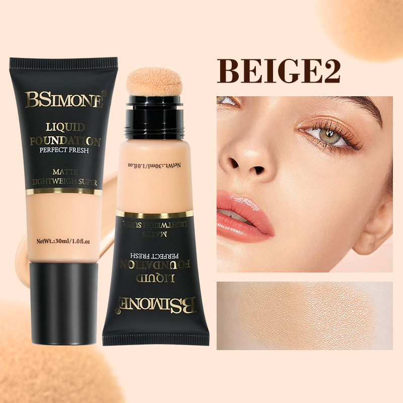 Excluido para correctores transfronterizos, base líquida hidratante e hidratante de larga duración sin maquillaje, base líquida, impermeable y antitranspirante, piel seca, sin tapar, base líquida en polvo