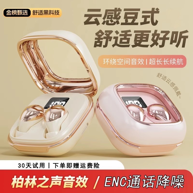 Gtm08 New Mini Bluetooth Headset, Compact, Invisible, Long Battery Life, Sleep Noise Reduction, Comfortable and Good-Looking, Hot Style