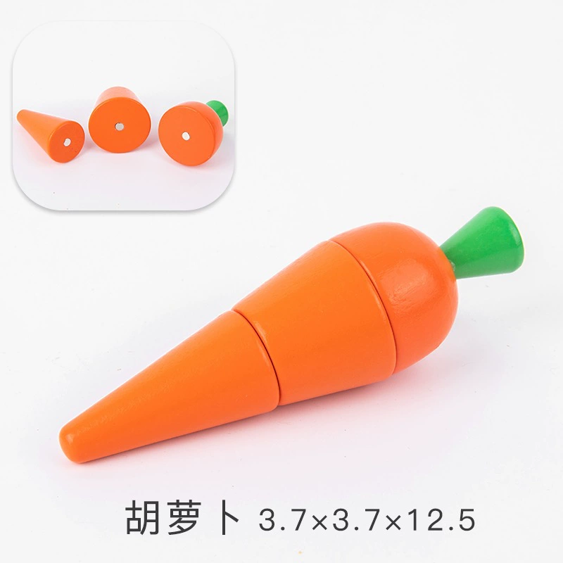 Деревянная игрушка для резки, ручной работы, 1–3 года