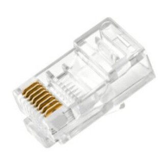 Kubi six types of crystal head RJ45 network Crystal Head 8P8C network cable connector six types of shielding