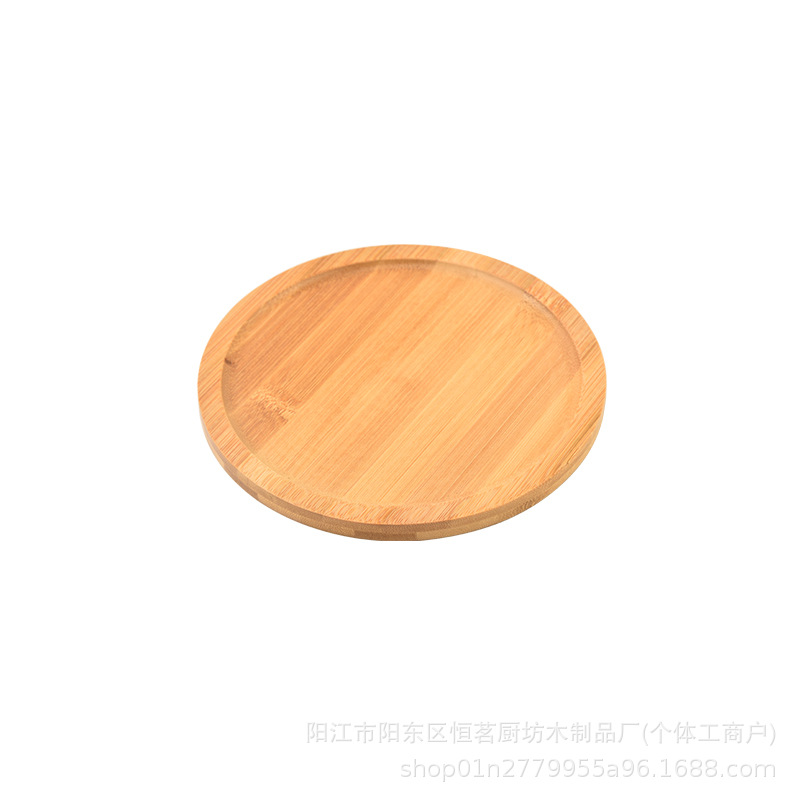 Bandejas de bambú rectangulares y redondas de estilo japonés para el hogar, bandejas para comida, bandejas para barbacoa de restaurante, bandejas de madera maciza, juegos de té comerciales.