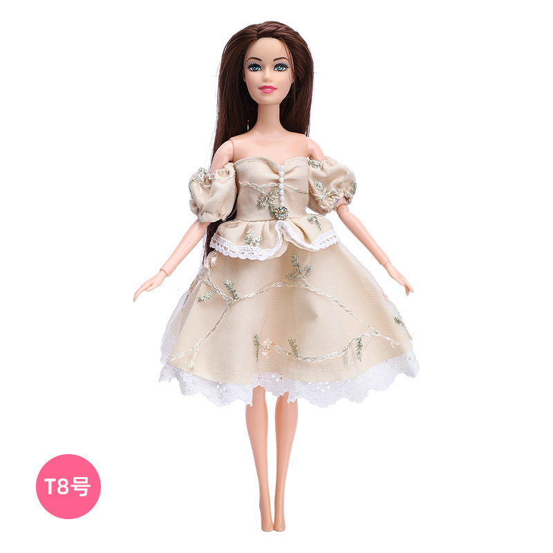 30cm Barbie muñeca ropa traje moda vestido princesa vestido encaje vestido niñas juguetes transfronterizos nuevo
