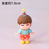 Genuine cartoon evening dress, jewelry from soft rubber for boys and girls, photo frame, Birthday gift