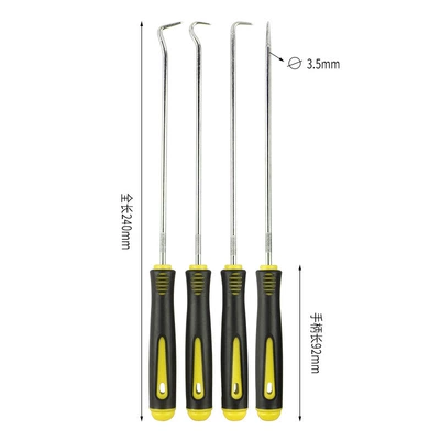 Auto Repair Oil Seal Hook Repair kit - four-piece-oil-seal-removal-tool-set-extended-version