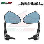 九号小牛电动车改装反光镜国产手里剑手把堵镜铝合金巴风特后视镜