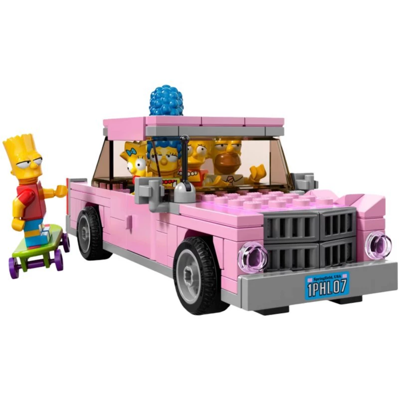 Габаритно совместимая с границей LEGO 71006 домик магазина Simpsons, набор строительных блоков