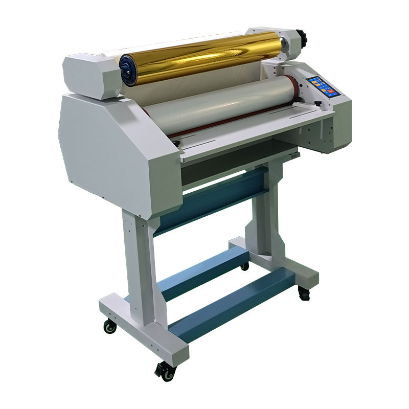 Máquina de recubrimiento especial de película de cristal UV controlada por pantalla táctil para sellado térmico de película de recubrimiento de marca de compresión en caliente de marco frío automático