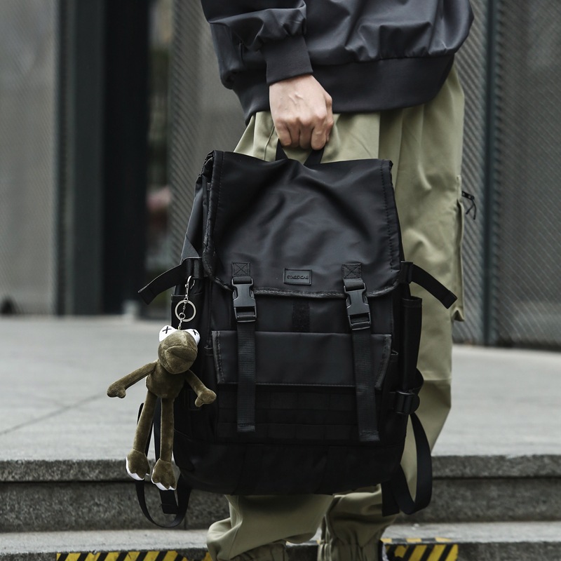 Functional Tactical Backpack Men's Backpack Large Capacity Waterproof Travel Outdoor Mountaineering Bag School Bag College Student Computer Bag