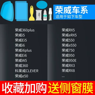 Waterproof Sticker for Reversing Mirrors, Rearview mirror rainproof sticker - exclusive-for-roewe-5-piece-pack-remark-model-year