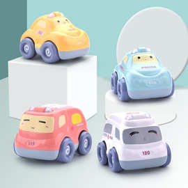 可优比同款儿童玩具车男孩惯性小汽车音乐声光0-3岁宝宝益智玩具