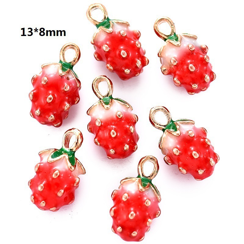 合金 DIY ジュエリーアクセサリーオイルドリップ果物と野菜ペンダントネックレスペンダントイヤリングアクセサリー W207|undefined