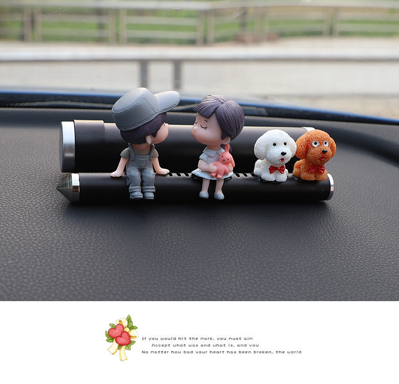 Car Parking Number Plate Temporary Parking Phone Plate Creative Cute Cartoon Internet Celebre Car Moving Couple Decoration