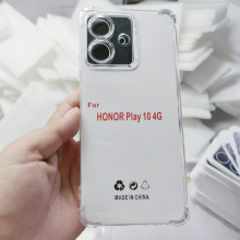 适用荣耀HONOR PLAY10 4G透明TPU手机壳 精孔四角气囊防摔TPU软壳