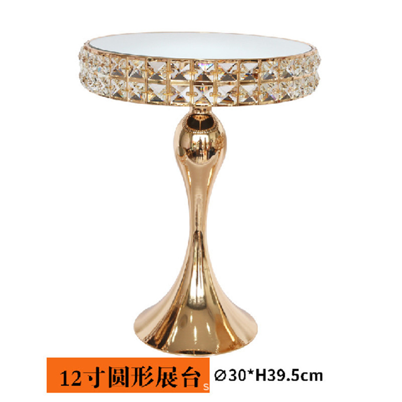 Boda cristal postre soporte exhibición decoración postre cosméticos caja de almacenamiento Copa pastel stand artesanía Mesa