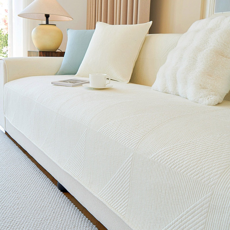 Style minimaliste européen, romantique français, housse de canapé extensible, résistante aux rayures, antidérapante, lavable et élastique, adaptée aux animaux de compagnie_voghion.com