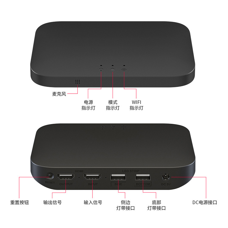 TV sincrónico faro streamer color mágico graffiti APP TV pantalla HDMI pantalla sincrónico faro inteligente